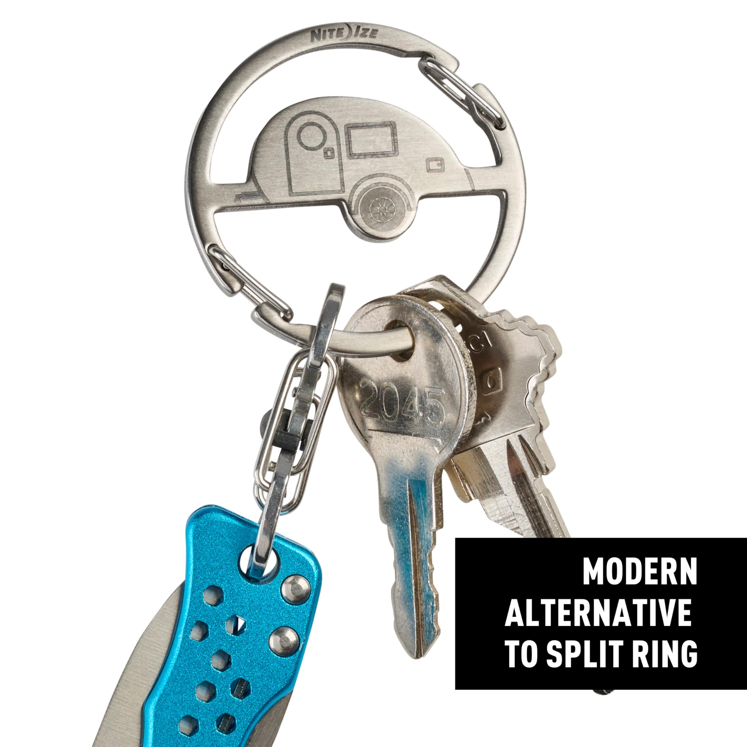 Amazon.com: Nite IZE Medallion™ Teardrop Camper Key Carabiner